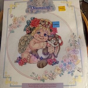 5"x5" Counted Cross Stitch Kit - Bunny Love